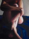 "Untitled (Self Portrait)" 2010. Soft Pastel. 22" x 30"